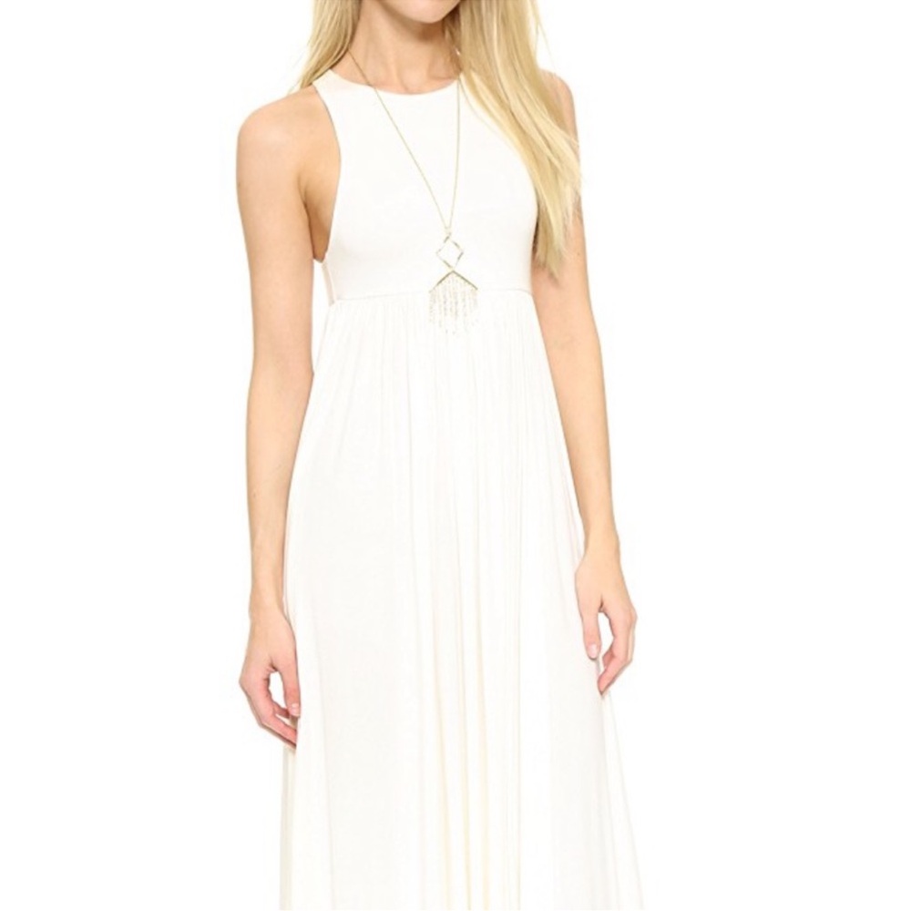 Rachel Pally Anya Ivory Cream Maxi Dress Size XXS